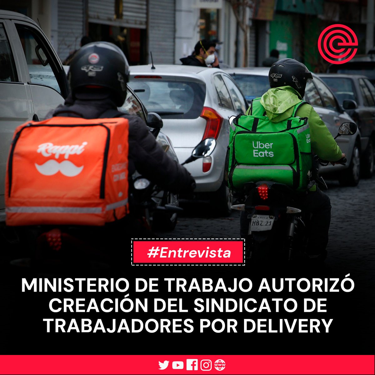 Epicentro_TV's tweet photo. 🎯 #Entrevista | Ministerio de Trabajo autoriza la creación del sindicato de trabajadores por delivery. Harvey Buitrago, secretario general del sindicato y ciudadano venezolano, explica que dicho sindicato busca protegerlos y reclamar formalización para garantizar beneficios para ellos y mejorar la seguridad de todos.

Por @ClaraEOspinaG 🔗 https://t.co/hqXPxSfkaE