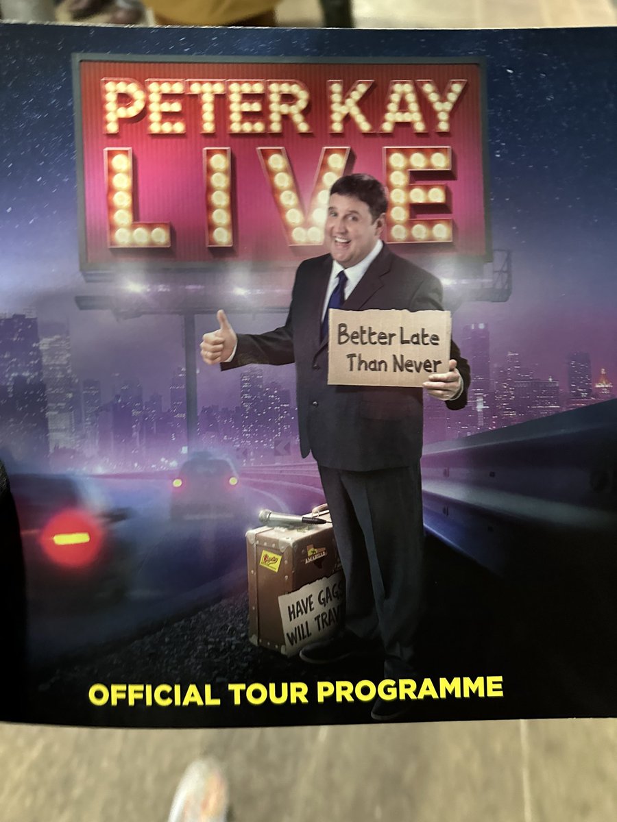 Howled with laughter <a href="/peterkay_co_uk/">Peter Kay</a> simply amazing! Thank you for the best night and some much needed laughter ❤️  #stillhasit #bestcomedianintheworld