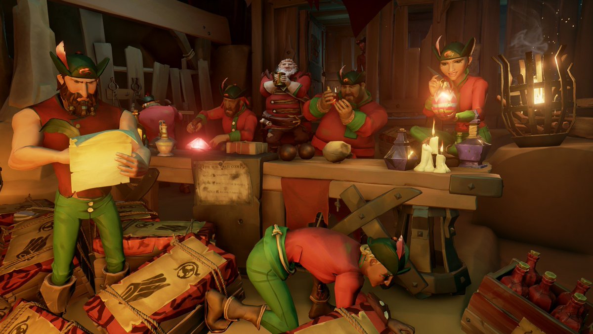 Ho Ho Ho! Santa's little workshop! 🎅

Theme: Festive Fun
#SoTShot #SeaOfThieves <a href="/SeaOfThieves/">Sea of Thieves</a>