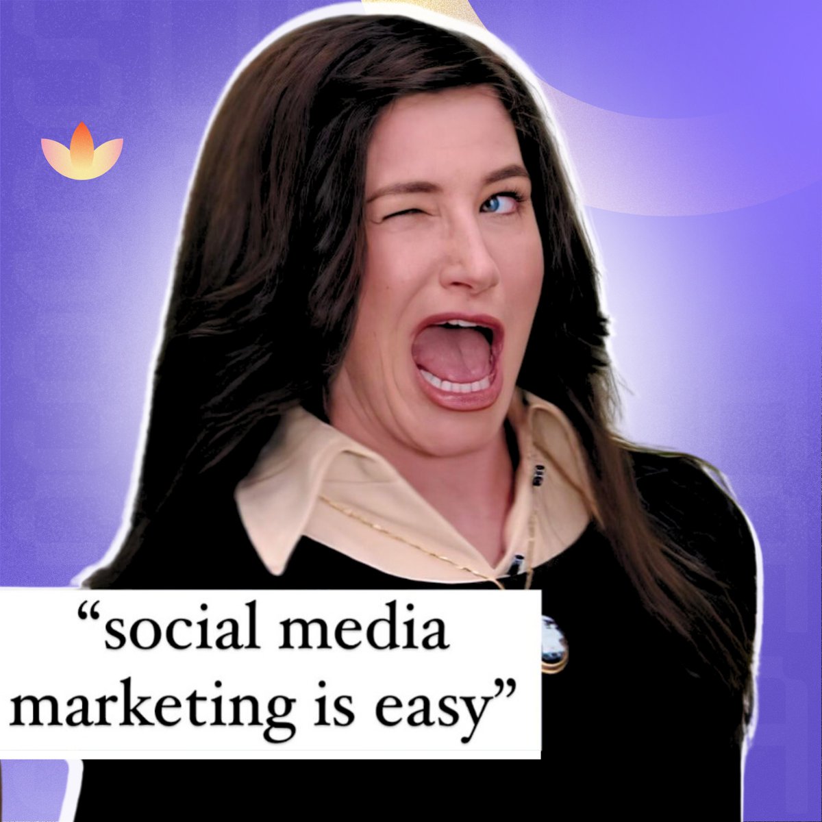A wink,' Social media marketing is easy.' But behind the wink lies a world of intricacies, strategies, and nuances that form the backbone of a successful online presence.

#socialmediacontent #instagramcontent #instagramgrowthtips #socialmediagrowth #instagramboost #agency #meme