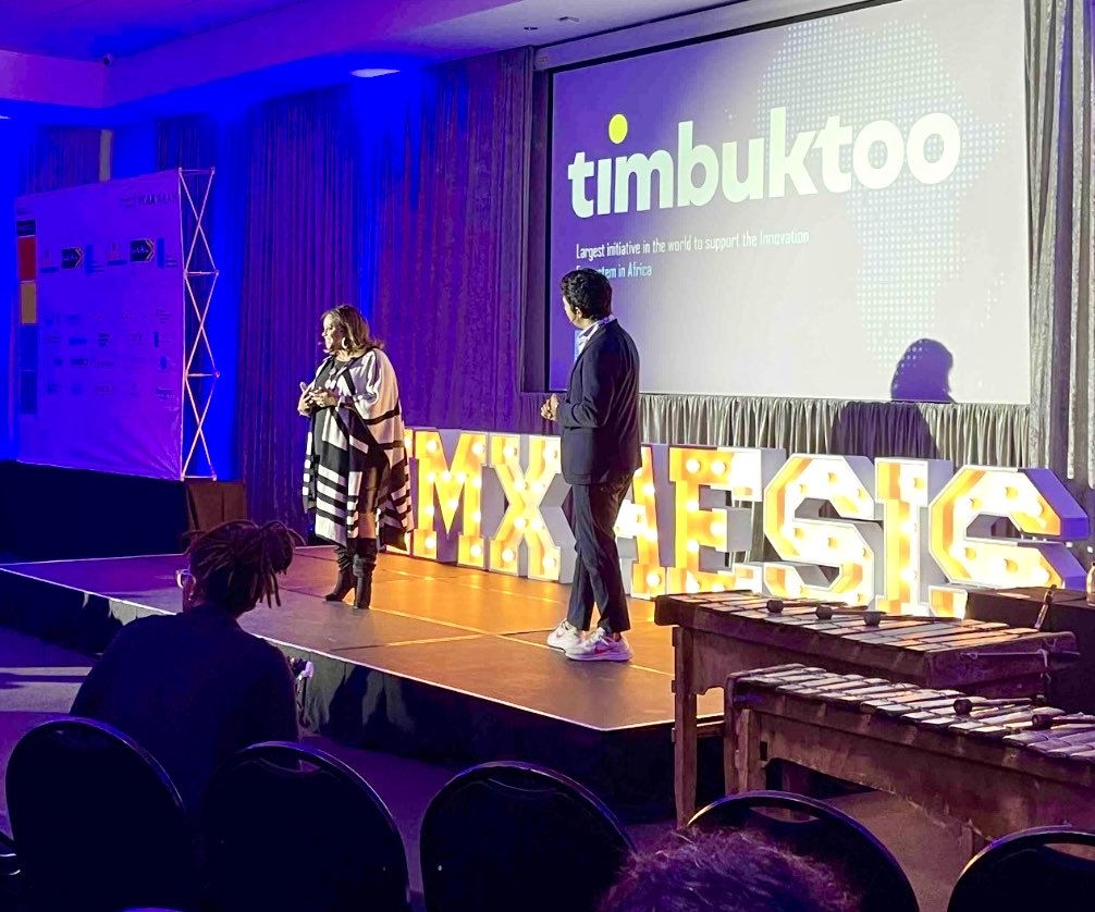 EleniGabre's tweet image. What did we learn at our timXAESIS event at #AESIS2023?That the #African VC investor ecosystem is RIPE for a BIG, BOLD initiative like #timbuktoo! The buzz has started! Great reactions &amp;amp; debate from industry leaders ⁦@MaxBayen⁩ ⁦@LaunchAfricaVC⁩ ⁦@500GlobalVC⁩