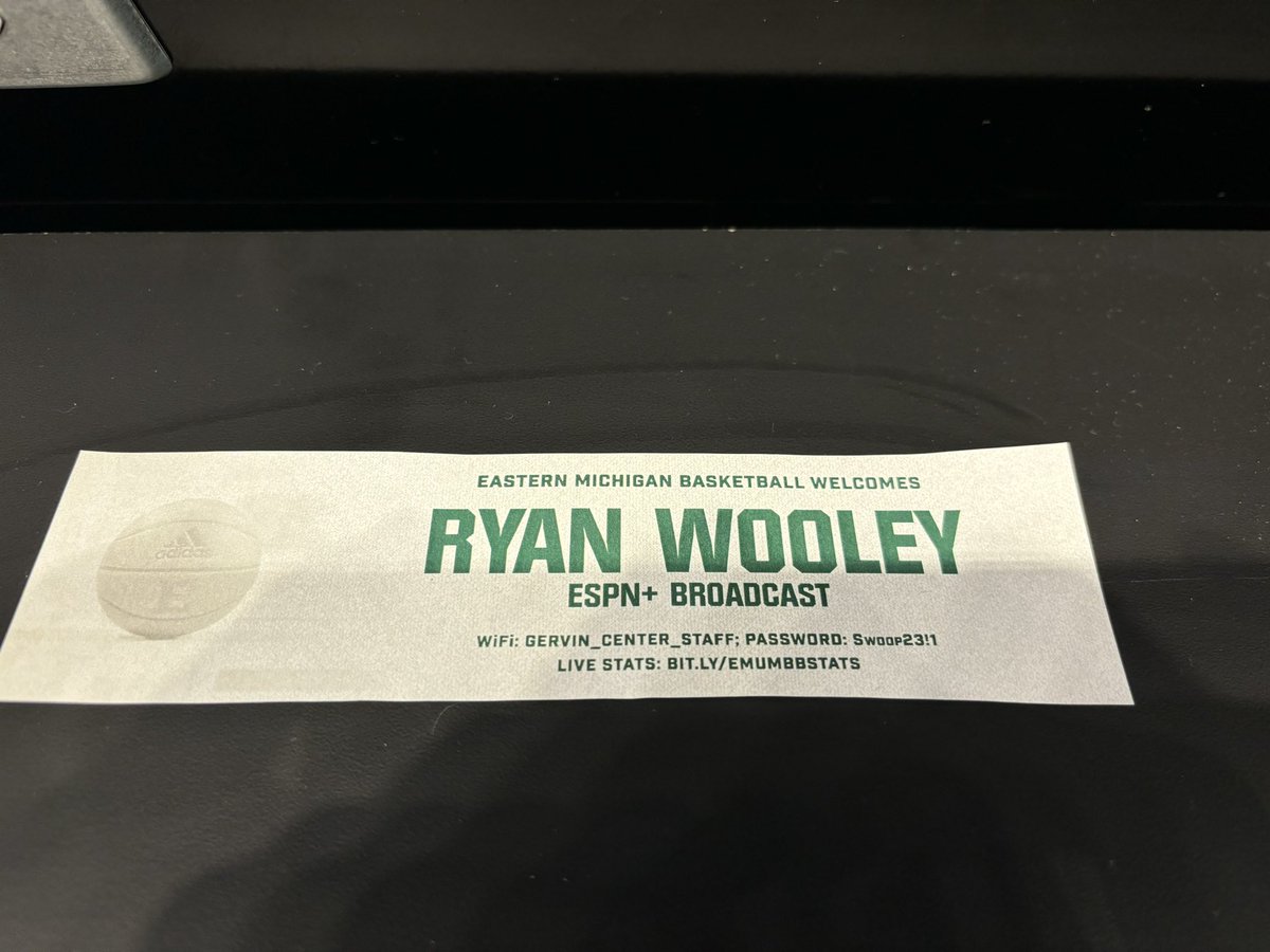 Back on the call of <a href="/EMU_MBB/">Eastern Michigan Men's Basketball</a> for the rest of the season. Join <a href="/ClaireDau/">Claire Dau</a> and I at 7pm on <a href="/ESPNPlus/">ESPN+</a> as the Eagles bring in Lake Superior State.