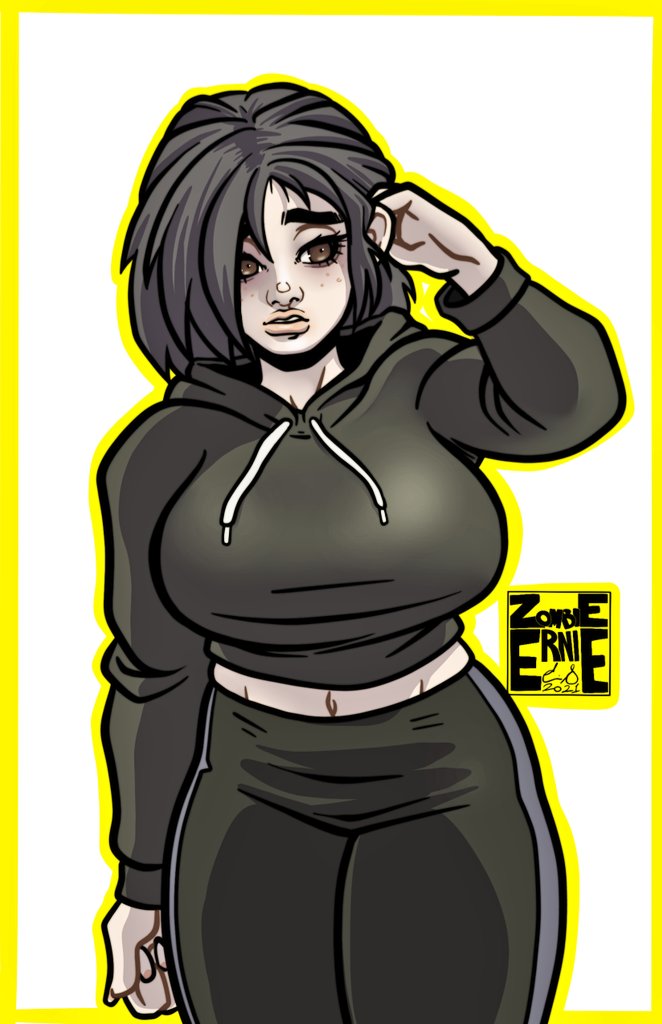 「 Drawing  girls because I'm WEAK~ 」|ZombieErnieのイラスト