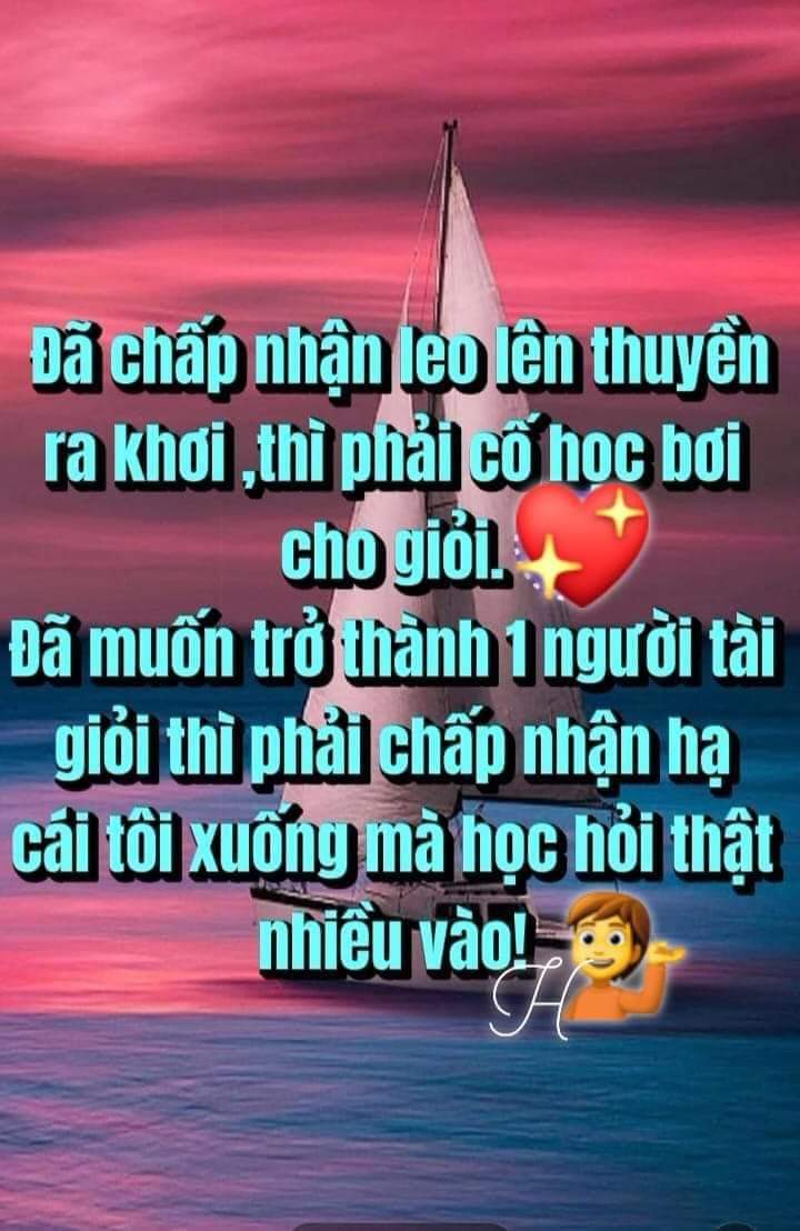 Đã nói là phải làm , đã làm thì không hối hận..!