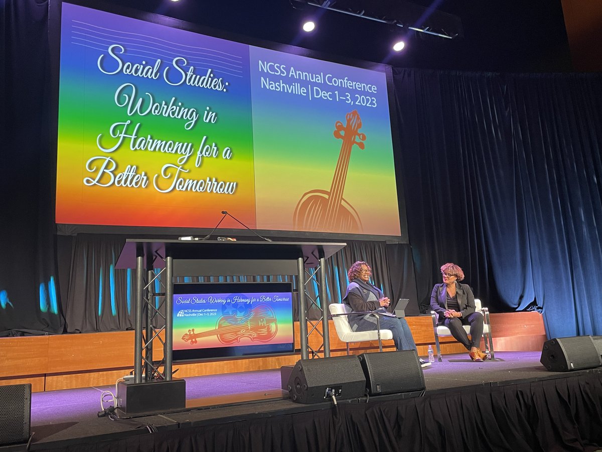 A thoughtful and inspirational discussion with Dr. Crystal Marie Fleming @alwaystheself with a resounding message: Hope is a discipline. #NCSS2023