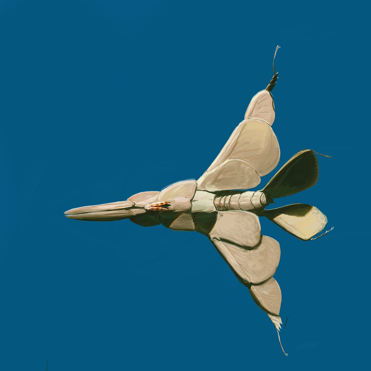 GaelCasart's tweet photo. Inspired by a recent discovery ,I wanted to design a living plane https://t.co/jhn1XJBmrY
