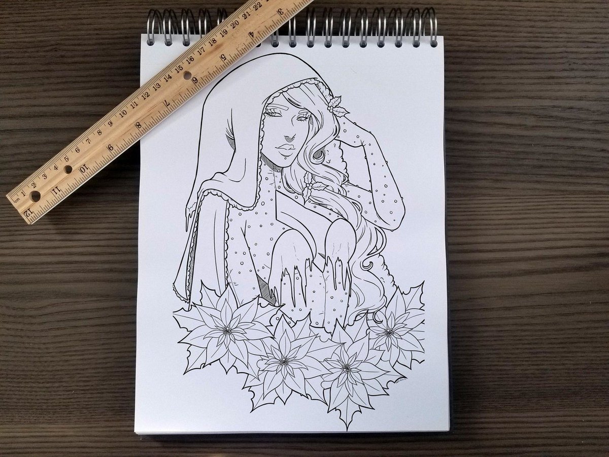 AMoxieCillin's tweet photo. The cyber week sale may be over but my coloring pages are always available for you! Witches, pinups, nouveau, spooky stuff! They're always at affordable prices and every look, every like, every RT is appreciated! I hope you all have a wonderful holiday.

#coloringpage #art https://t.co/DlPCldbOee