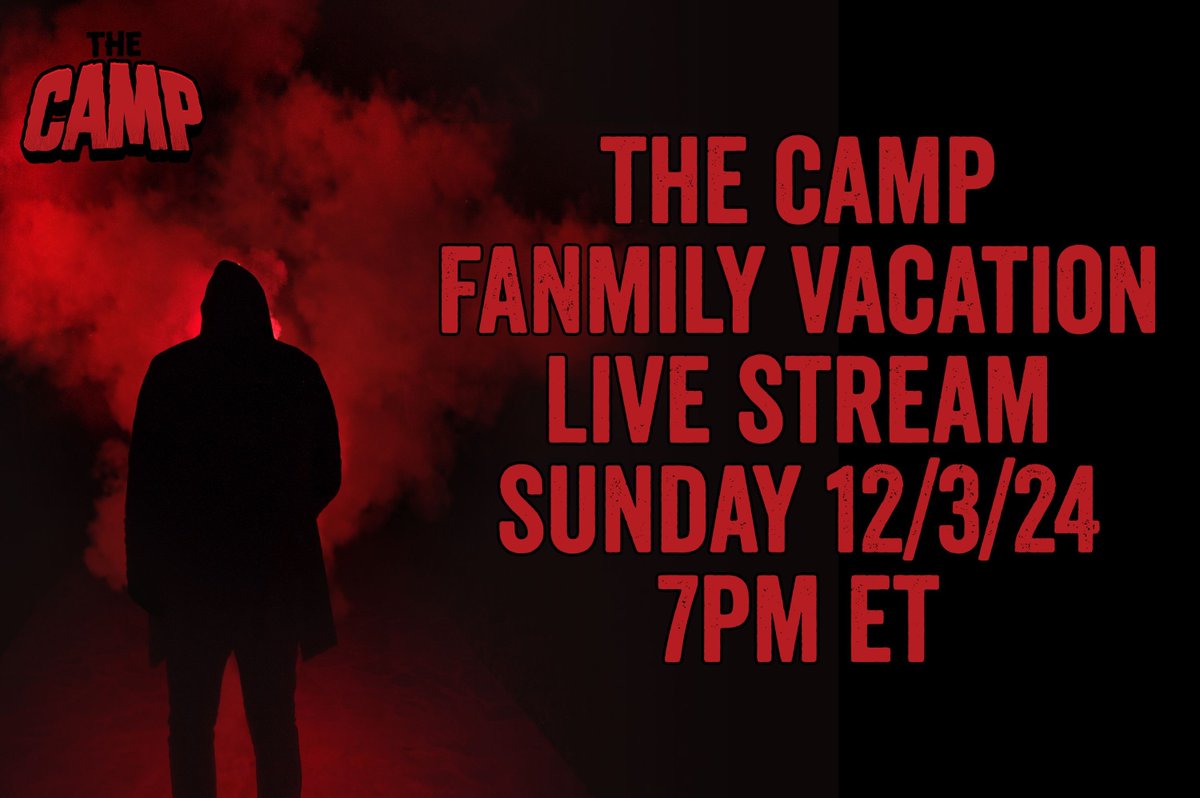 TheCampEvents's tweet photo. Join us this Sunday at 7 pm on FB for a live stream discussing The Camp FANmily Vacation in Orlando Florida in October 2024! We will have details on what the event is all about, the dates, our first guest announcement and presale tickets exclusively for those on the live stream! https://t.co/2LoQgf68wL