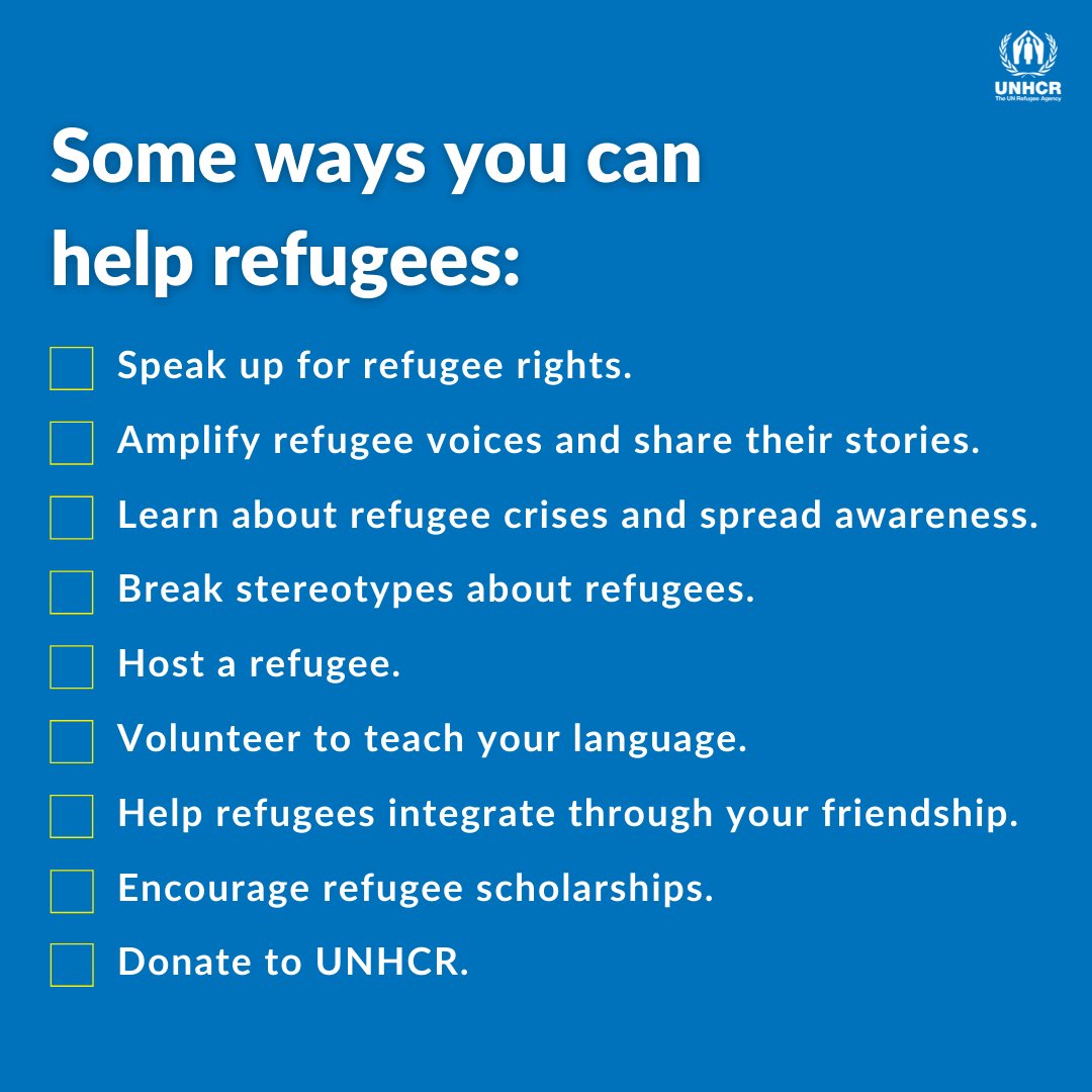 Are you a refugee advocate?