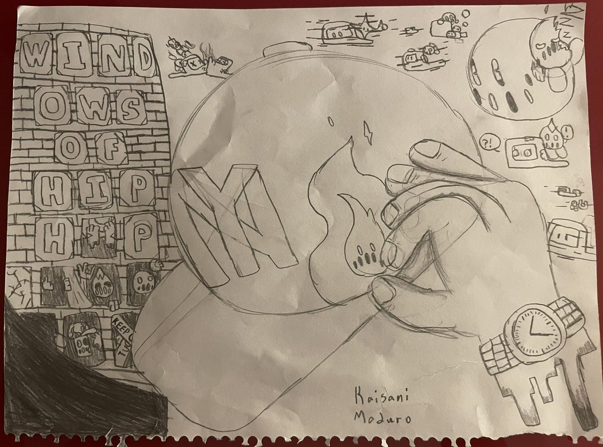 SpecialEd's tweet photo. Thank you Kaisani !!! One of my students at PS 55 for this amazing piece of art. Iβm going to frame it. #principalEd https://t.co/DnNu5Svh8U