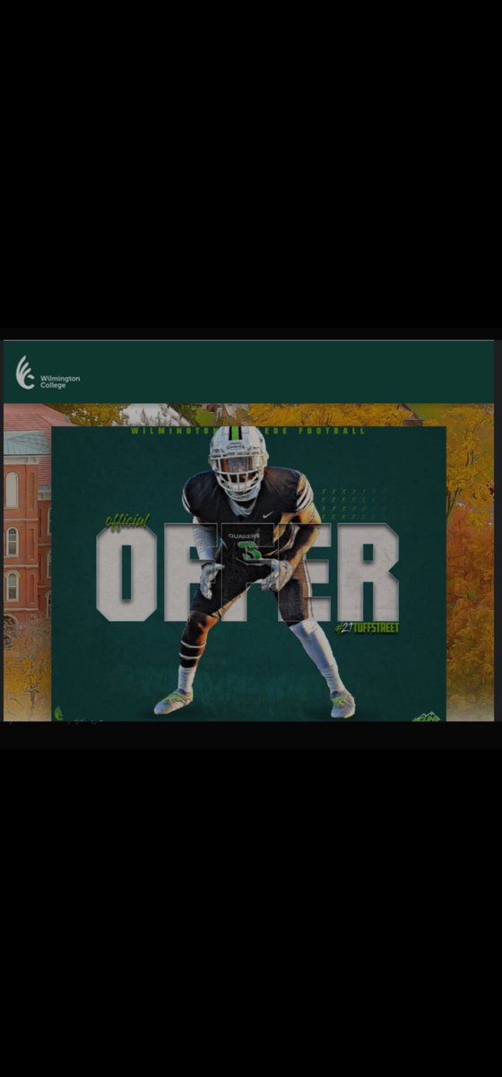 BookofRue's tweet photo. After a great conversation with 
@CoachFilli  &amp; @CoachFerner 
I'm humbled to recieve an offer to continue my Education &amp; Athletics @DubC_Football 
@coach_s_cahill 
@RICSFootball https://t.co/TNRKqoNBoE