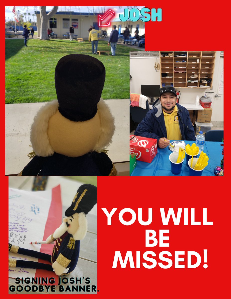 Nueva is sad to see our fantastic Campus Supervisor, Josh Caldwell leaving us for greater and better opportunities!  Josh, please remember Once a Knight, Always a Knight!

You have made an impact on our campus and have exhibited what it means to RULE!
#KnightsRULE