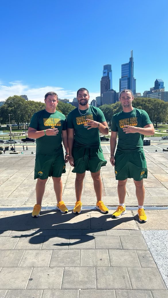 t_willy_88's tweet photo. Year ✌️complete!!! #4thdownbattalion #behold @NorfolkStateFB @NSUSpartans @NoahTracey6 @GrandinWillcox https://t.co/DSD5zat0Y9