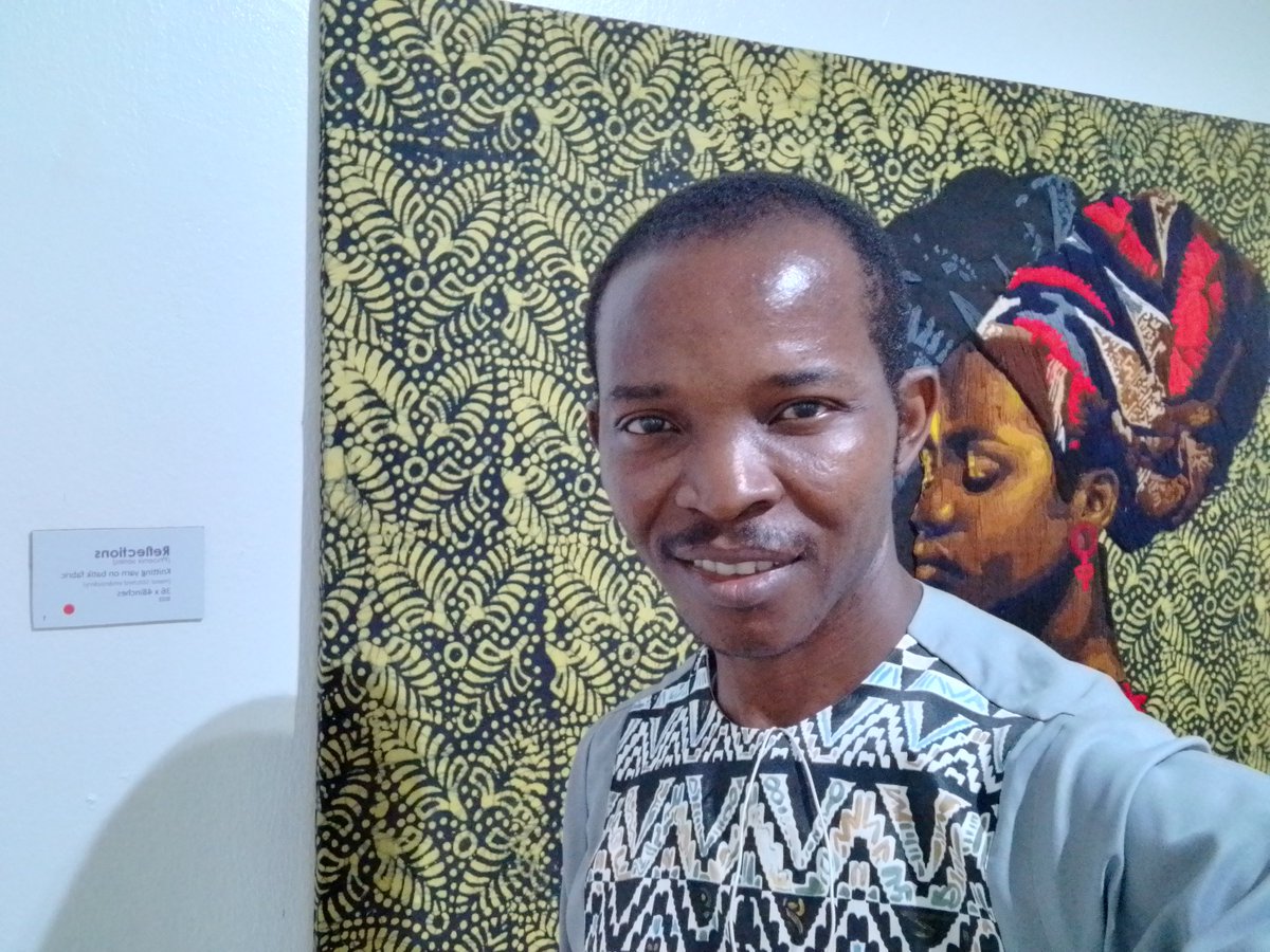jonixstudios's tweet photo. When you see Artworks in photos, you will think you have seen it all until you see and if possible feel the art piece face to face.
Folashade Rashidat Fagorusi ' Solo Art Exhibition at National Museum curated by Mathew Oyedele which just concluded was such.  #NY https://t.co/05pjq9cvnC