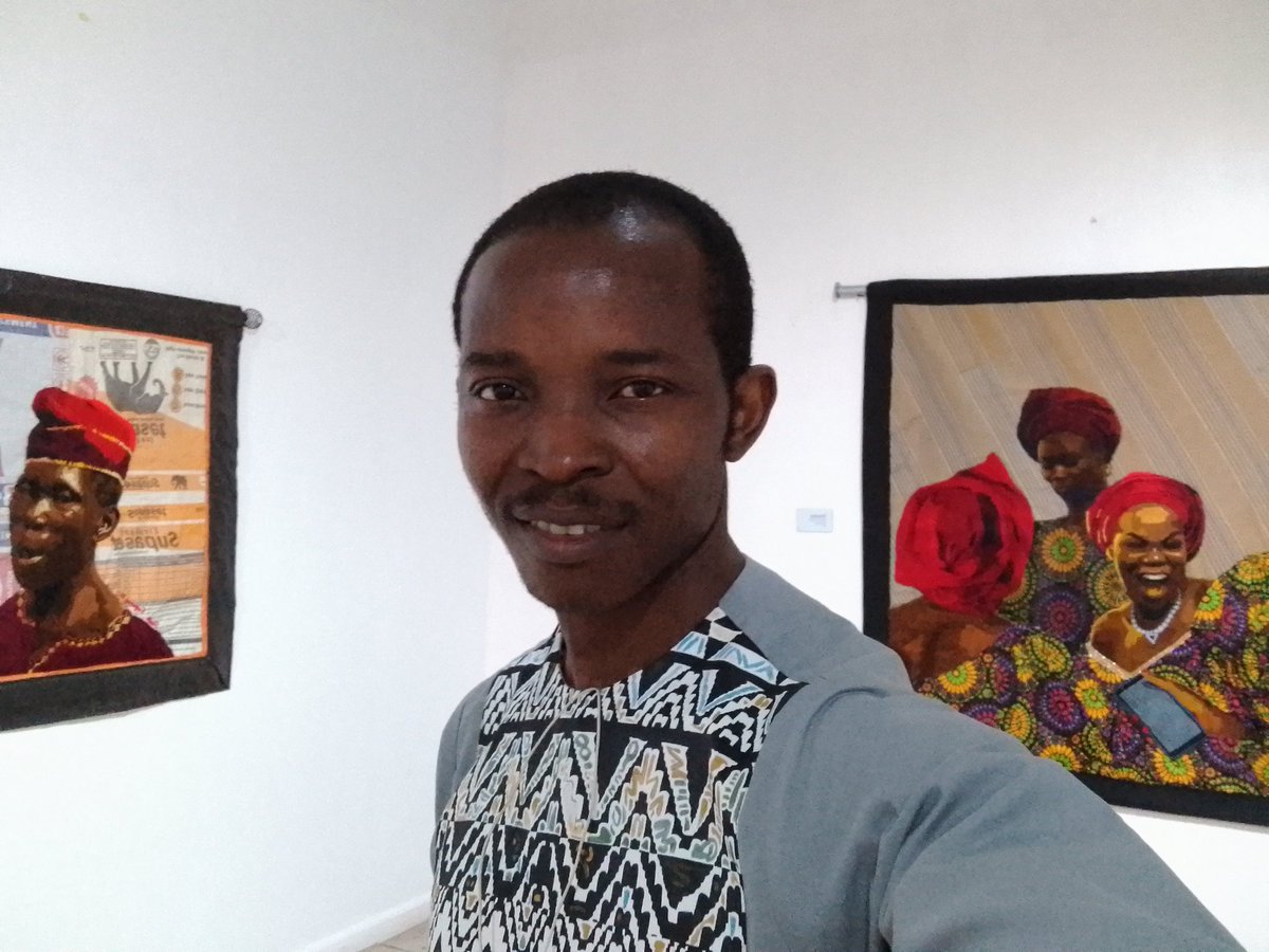 jonixstudios's tweet photo. When you see Artworks in photos, you will think you have seen it all until you see and if possible feel the art piece face to face.
Folashade Rashidat Fagorusi ' Solo Art Exhibition at National Museum curated by Mathew Oyedele which just concluded was such.  #NY https://t.co/05pjq9cvnC