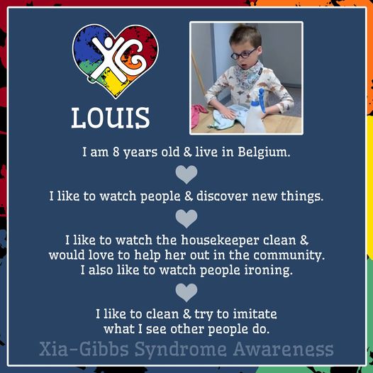 XGSociety's tweet photo. Our favorite part of Awareness Week is introducing our Xia-Gibbs Syndrome community and helping you get to know us better! Meet Louis.
#XiaGibbsAwareness
Donate at https://t.co/z5wqjIL33y to support our mission! https://t.co/fbif414iCU