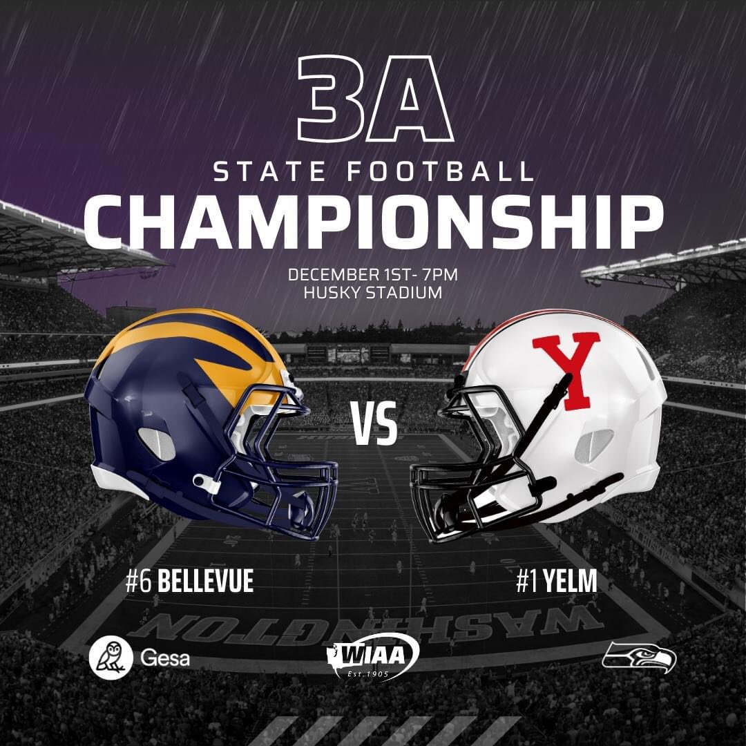 UW_SClapham's tweet photo. BIG game for @BellevueFB tonight!!! Bring that state title home where it belongs!

#GoBellevue // #BRADDAHHOOD https://t.co/qm42zOZ2ff