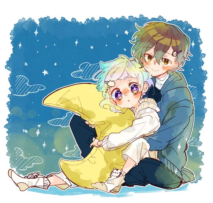 フォロワーさんへの贈り物で描いてたパジャマdzat 
