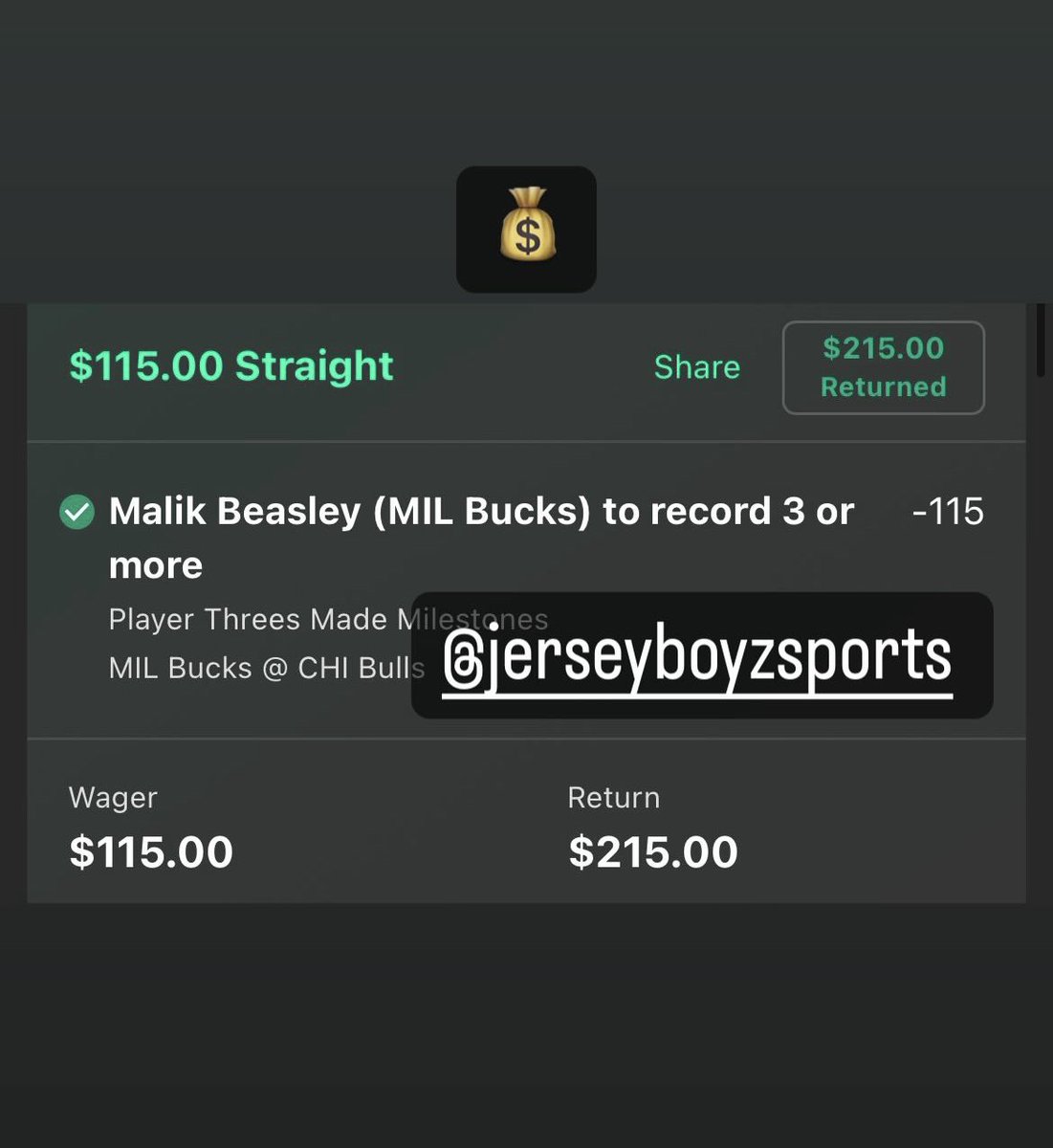 NJboyzsports's tweet photo. CASH THE MAX LADDER πͺ
NBA SEASON IS CAKE π
WE ON FIRE π₯
JOIN VIP TODAY
STOP GUESSING START INVESTING
#GamblingTwiiter #GamblingX #sportsbetting #sportsbettingtwitter #VIP #CASH #MONEY #MAX #Ladder #Jerseyboyz #NBA #basketballbets #nbabets #NBAbets #cake #IFB #Popboyz https://t.co/yPsDWR5Jhg