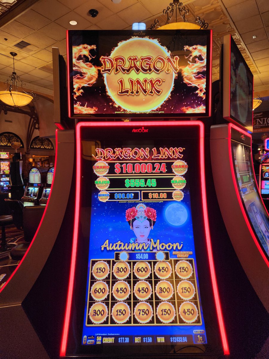 CONGRATS to this local who hit a progressive playing Dragon Link. 

$1.50 bet to win $12,433!