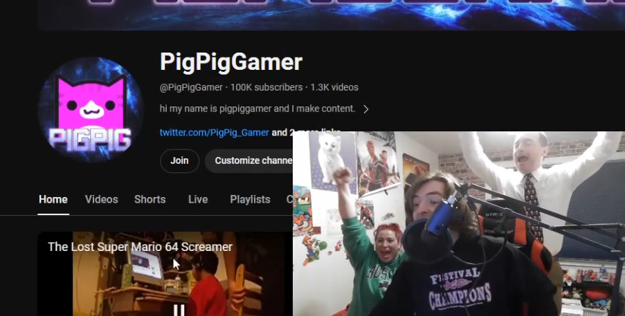 PigPig_Gamer's tweet photo. I have no words. Thank you all for 100k, my 2015 self would be so proud of me right now ❤️❤️❤️ https://t.co/3xYF19Vtkh