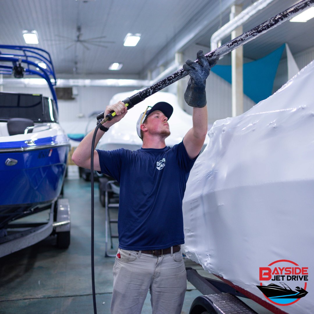 baysidejetdrive's tweet image. Winterizing your boat is a detailed process! 🚤
Trust our team of seasoned professionals at Bayside Jet Drive to fully winterize your boat to manufacturer specifications so you can enjoy smooth, reliable performance next season!
#baysidejetdrive #winterizing #boating #boatlife