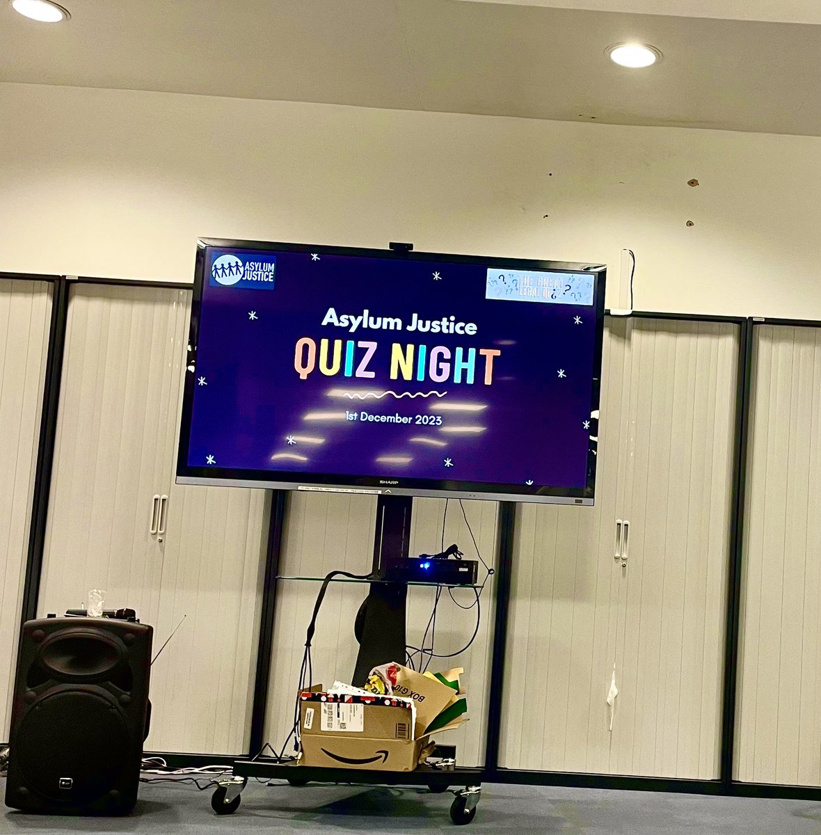 LeoHolmes1999's tweet photo. Great fun at the @AsylumJustice quiz night held in the Cardiff University Law building this evening!
Important to raise money in aid of such an important cause!
#AsylumJustice #AsylumJusticeCymru https://t.co/tWvfl2CoB5