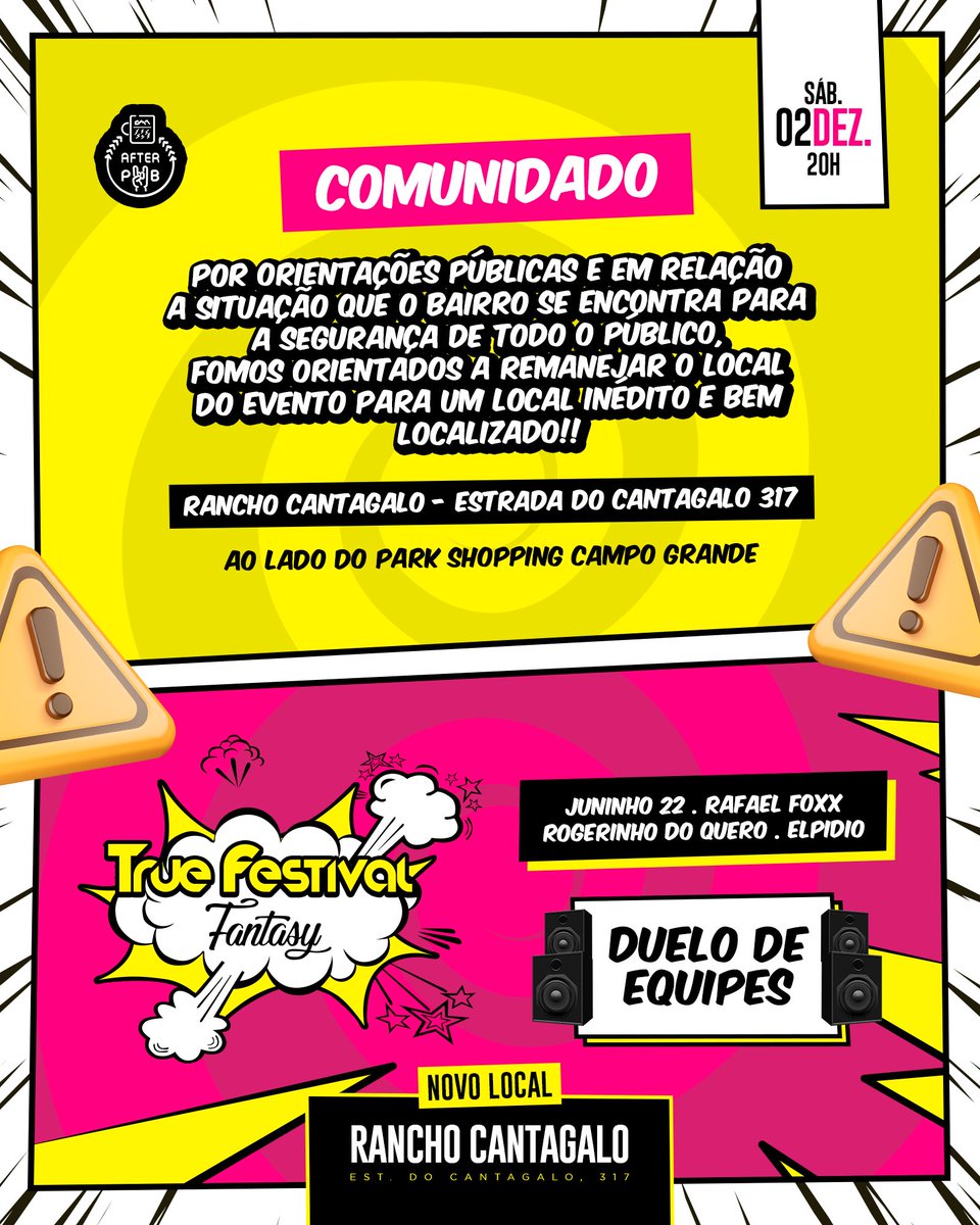 🚨🚨🚨
Infos: (21) 96968-9281