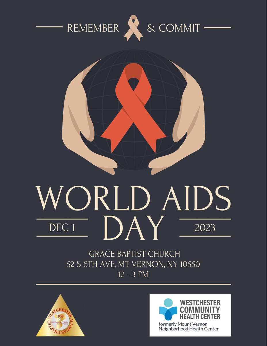 We were community sponsor for #WorldAIDSDay @ Westchester Community Health Center's event @ Grace Church. Cecilia Dean, RPA, HIV Specialist, spoke, &amp; Westchester County Health Department panel discussion on HIV Prevention. We provided $500 in Stop &amp; Shop gift cards for patients.