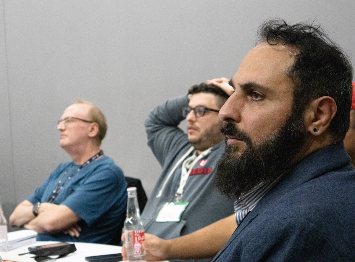 UniforTheUnion's tweet photo. Unifor’s Employee &amp; Family Assistance Program (EFAP) Committee held a Mental Wellness meeting at #ORC23, focused on exploring strategies for employees to advocate for enhanced mental health support in varied workplace settings. https://t.co/0VfIhoR6on