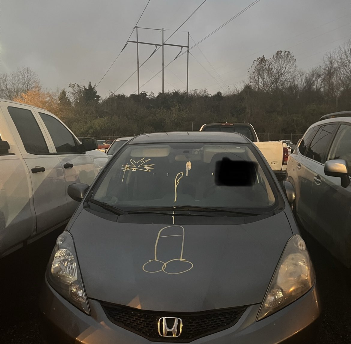i’m your designated driver but what happens when someone steals my car just to draw a dick