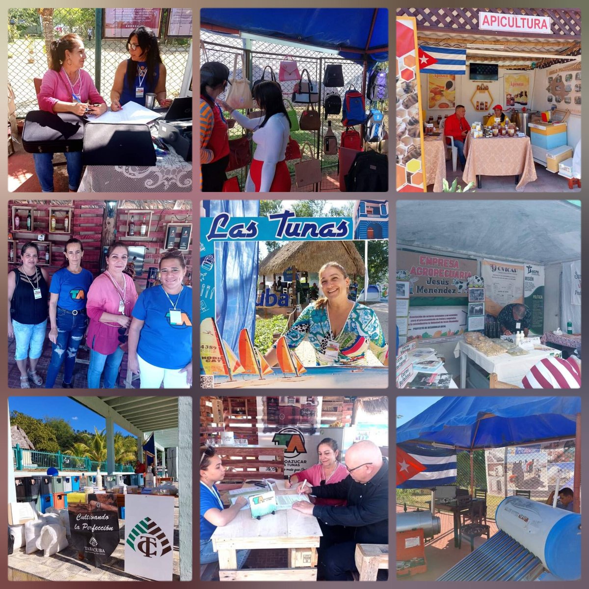geocubaon's tweet photo. Las ferias comerciales forman parte esencial del intercambio entre las instituciones. Momento propicio para la búsqueda de nuevos clientes y proveedores.
Participa #GeocubaON en la 3ra Feria de la Industria y el Comercio de Las Tunas.
#SumandoFortalezas
#JuntosXCuba 
#LasTunas https://t.co/IuGpoKytm4