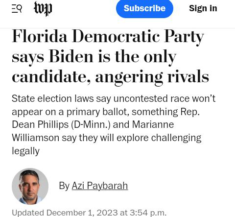 PoliticsCourage's tweet photo. @newrepublic The exec. committee of the #DemocraticParty of #Florida canceled their state's Democratic presidential primary for 2024.

So, spare us from your pretended concern about "threats to #democracy." https://t.co/lSUPVFsnQE