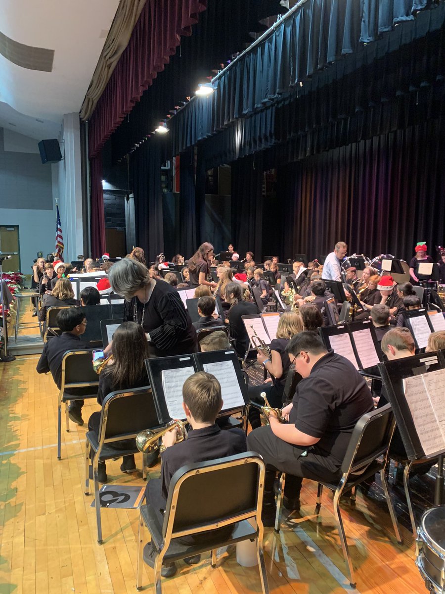 Preparation for Holiday concert #1 at The Point!  Going to be a great night!!!