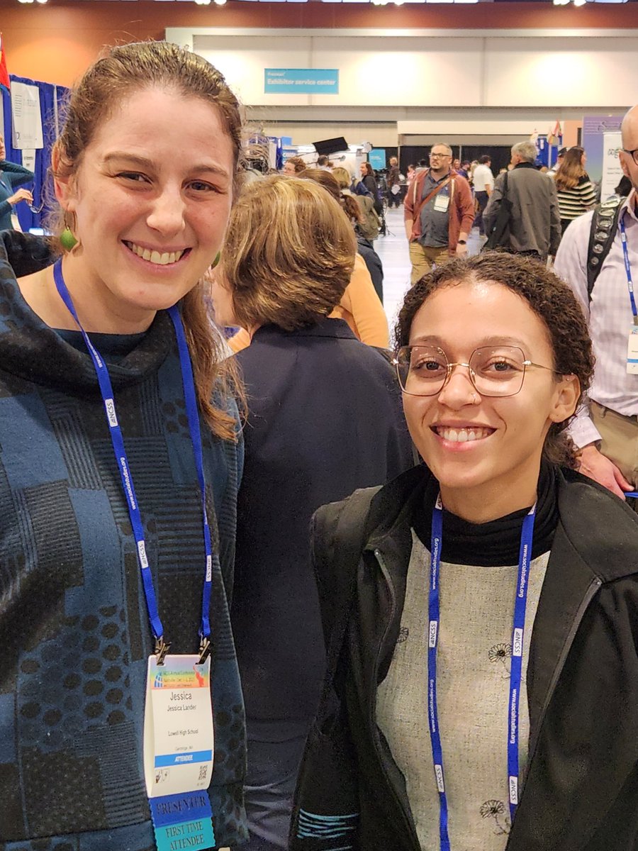 <a href="/jessica_lander/">Jessica Lander</a> and our Program Director Meisha Lamb-Bell at #NCSS2023