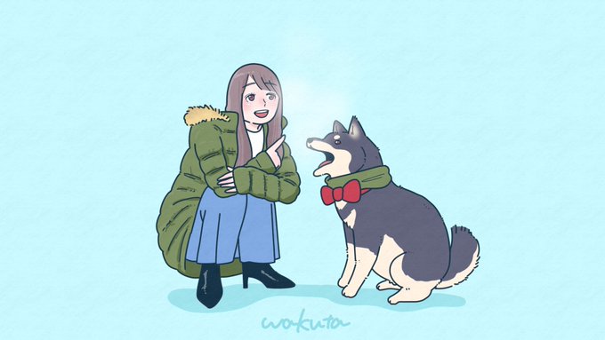「green coat scarf」 illustration images(Latest)
