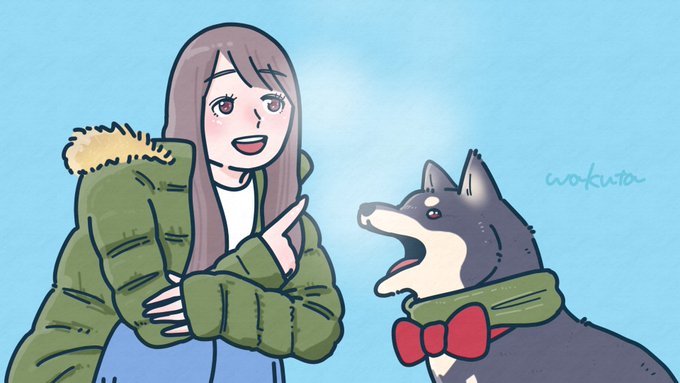 「fur trim green coat」 illustration images(Latest)