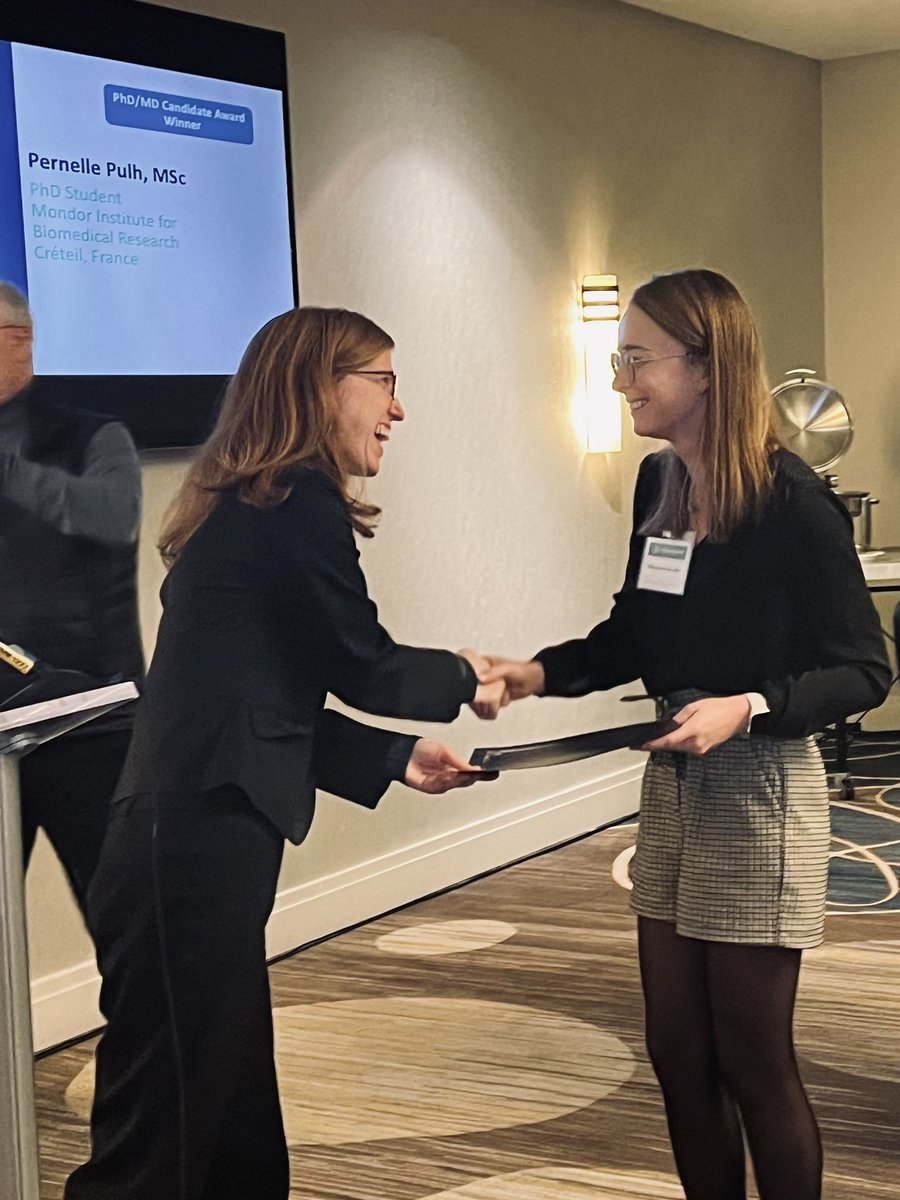 NFYIForum's tweet photo. 🎉 Congratulations to our PhD and MD Award Winner, Pernelle Pulh, MSc of @IMRB_Mondor!
#makenfvisible #endnf #MedEd #MedTwitter #MedX #NFYIF https://t.co/H4x0A0rMop