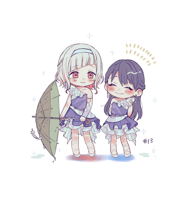 雨あがり、ボクの隣。  #蓮ノ空美術部