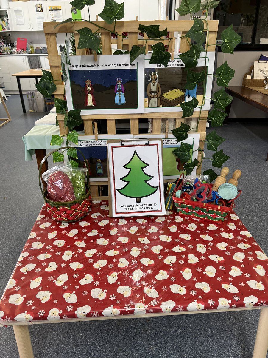Our final setup for the year! Christmas is about joy, hope, peace and love and much reflection. My time at SH has brought me so much JOY. I have great HOPE for what next year will bring. I LOVE what I do and pray PEACE be with you. #walkerlearning #earlychildhood #inquiry