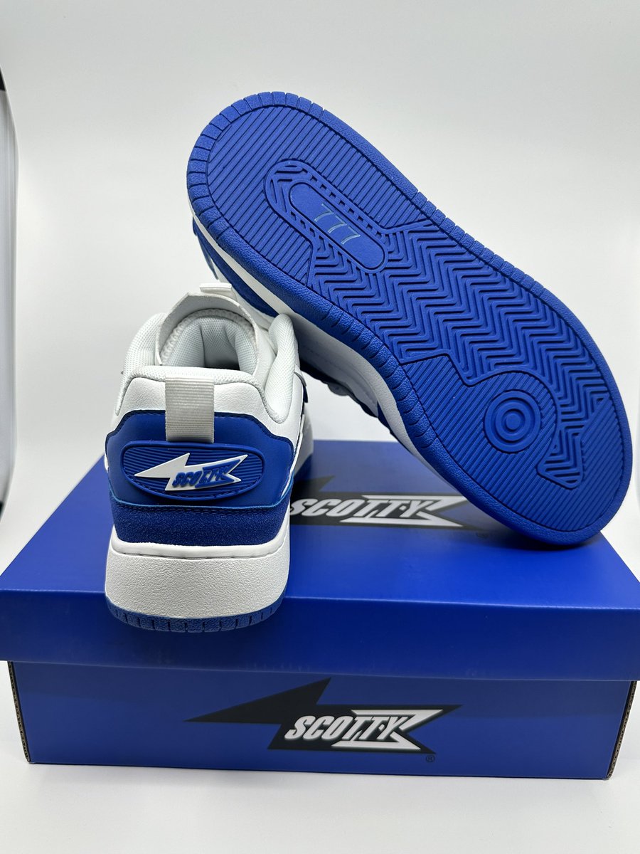BeezyGtm's tweet photo. NEW COLLECTION 🔔🔔
Scotty Collection is proud to present our new “Triple 7 Collection” this is a skateboard inspired shoe. Shown below are our very first Triple 7 release. 
Triple 7 “Royal B” Collection 🌀
Available in US sizes 5-11
Release Date January 22,2024
Scotty Collection https://t.co/spczJJnJtt