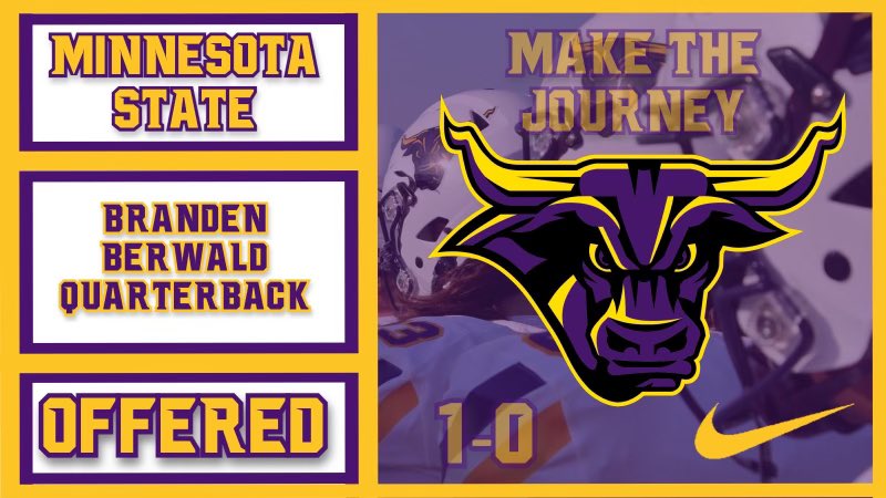 After a great conversation with Coach Henning I’m humbled to have received an offer from <a href="/CoachHenning75/">Chad Henning</a> and the <a href="/MinnStFootball/">Minnesota State Football</a> Mavericks!

<a href="/coachfischer7/">Jeff Fischer</a> <a href="/CoachLukeSC/">Coach Williams Fierro</a> @CoachRDJordan <a href="/coach_crabb/">Coach Kerry Crabb</a> <a href="/CoachProodian/">CoachProodian</a> <a href="/Saddleback_FB/">Saddleback College Football</a> <a href="/JUCOFFrenzy/">JUCO Football Frenzy</a> <a href="/PrepRedzoneMN/">Prep Redzone Minnesota</a> <a href="/mnsportsinfo1/">mnsportsinsider</a>