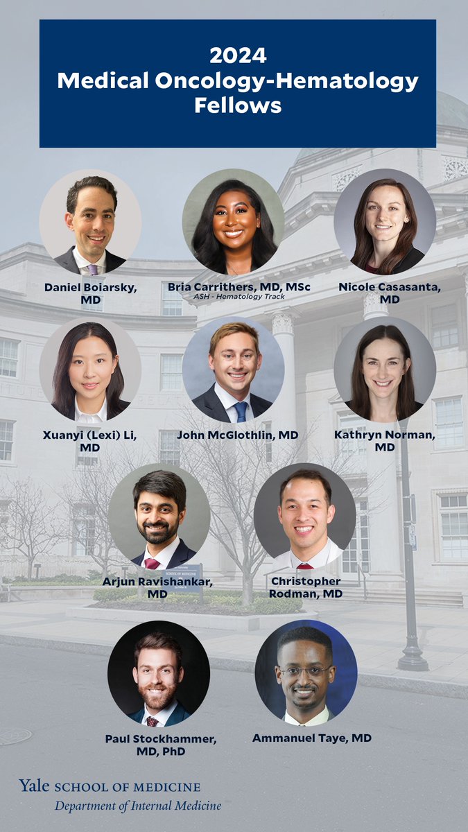 And Highlight #3.... what we are MOST excited about... we are so thrilled to welcome our newest class of fellows! Welcome to the Yale family!