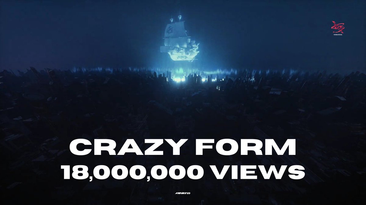ATEEZUD's tweet photo. [🎉] ATEEZ(에이티즈) - '미친 폼 (Crazy Form)' Official MV surpassed 18Million Views 🔥

▶️ https://t.co/yZAuosQRmQ
⠀
#WILL #미친폼 #Crazy_Form #ATEEZ #에이티즈 @ATEEZofficial https://t.co/4HKBMnW1wF
