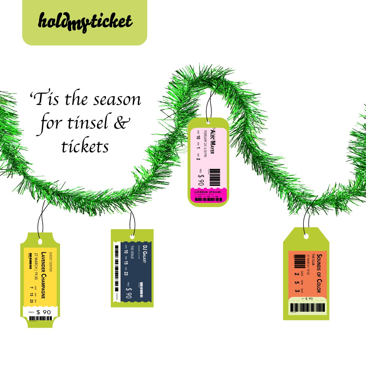 HoldMyTicket's tweet photo. Happy December! 🎄✨The most enchanting time of the year is here, and we've got the tickets to turn your merry moments into memories 🌟🎟️ https://t.co/WxxD0BXczn