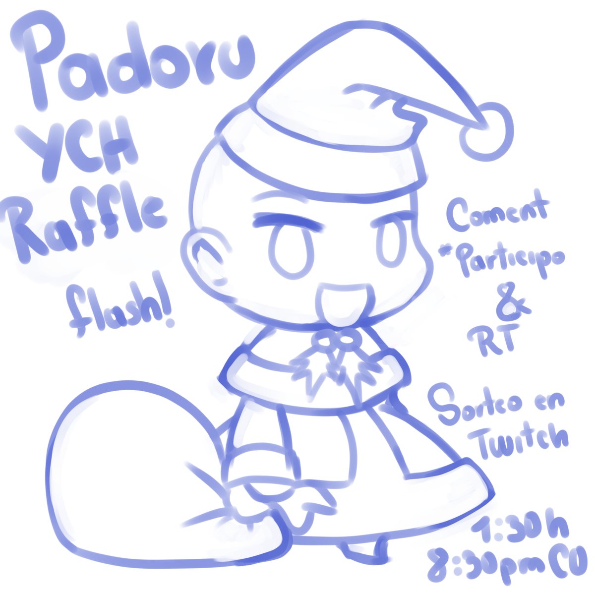doncrossxart's tweet photo. Chicos!! doble rifa hoy xD este padoru ych y la nsfw de perfil hoy!! comenten abajo participo, tienen 1:30h osea a las 8:30pm Colombia estare rifando este ych y antes la rifa del nsfw, los que no esten en el stream no participaran!!!
Rifa relampago xD https://t.co/llzWlZc7OJ