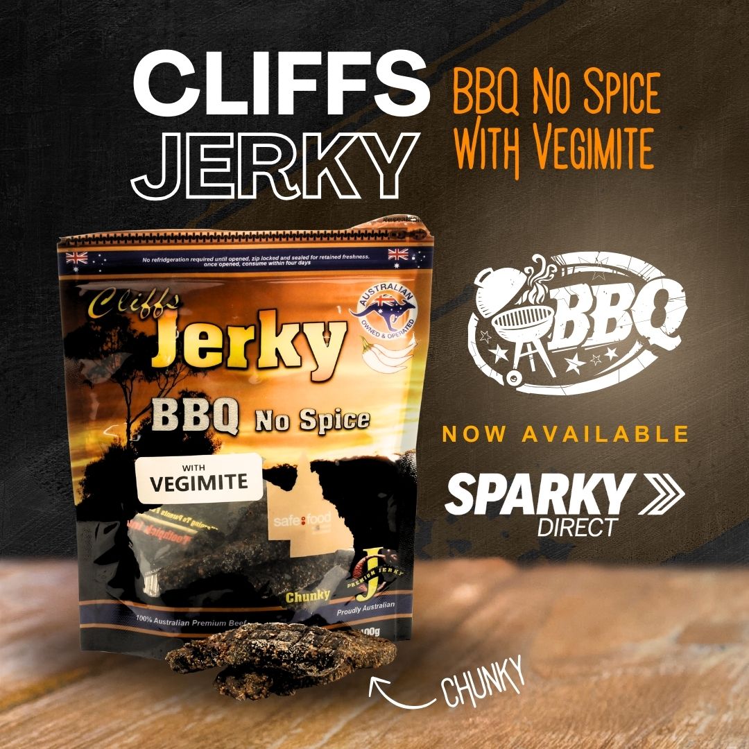 Sparkydirect's tweet image. Premium Jerky - BBQ No Spice with Vegimite!🐨
sparkydirect.com.au/p/cliffs-premi….
.
.
#SparkyDirect⚡#Jerky👌#BeefJerky😋#JerkyLove🤎#Snacks🍴#Protein🦾