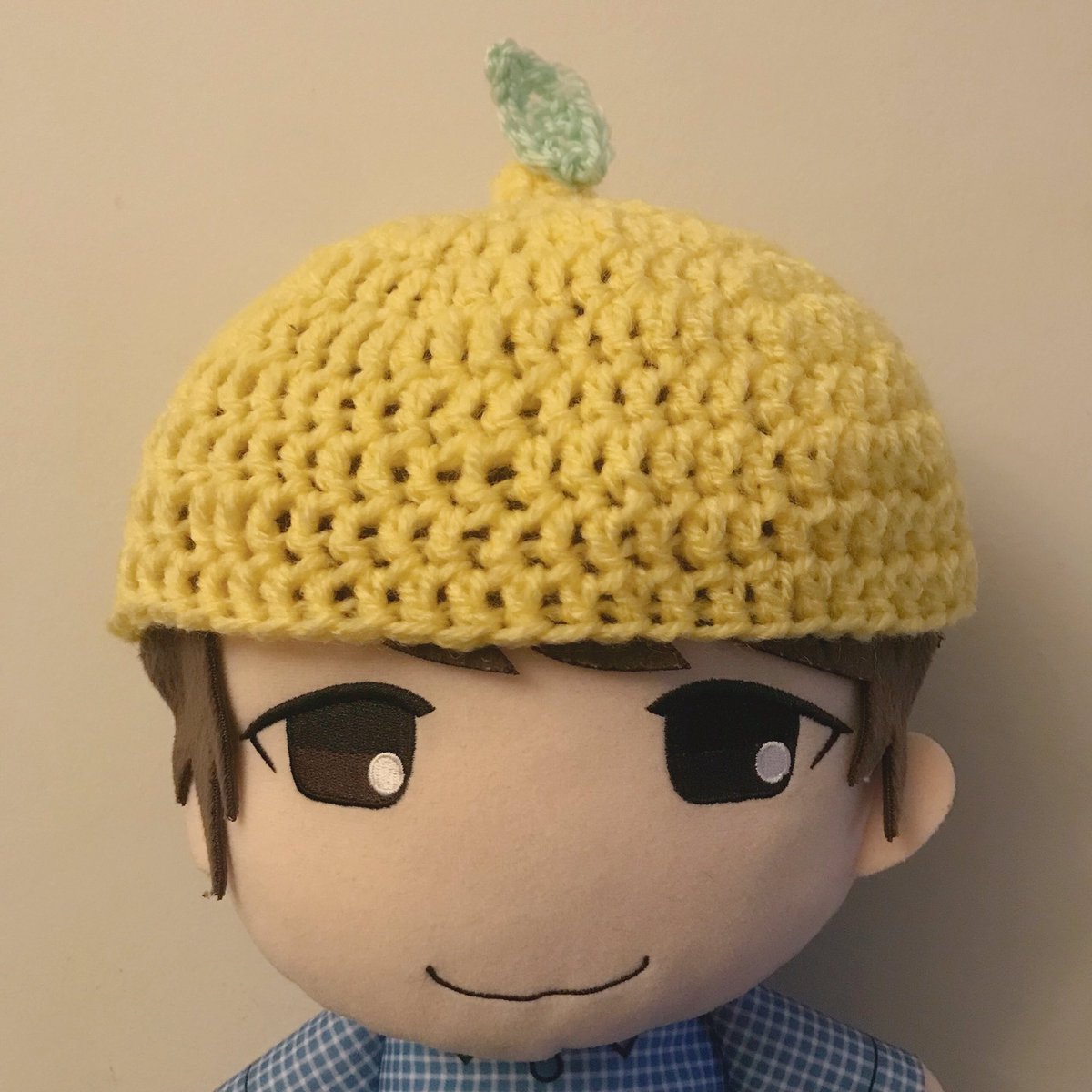 i made a lemon hat for tarori 🍋