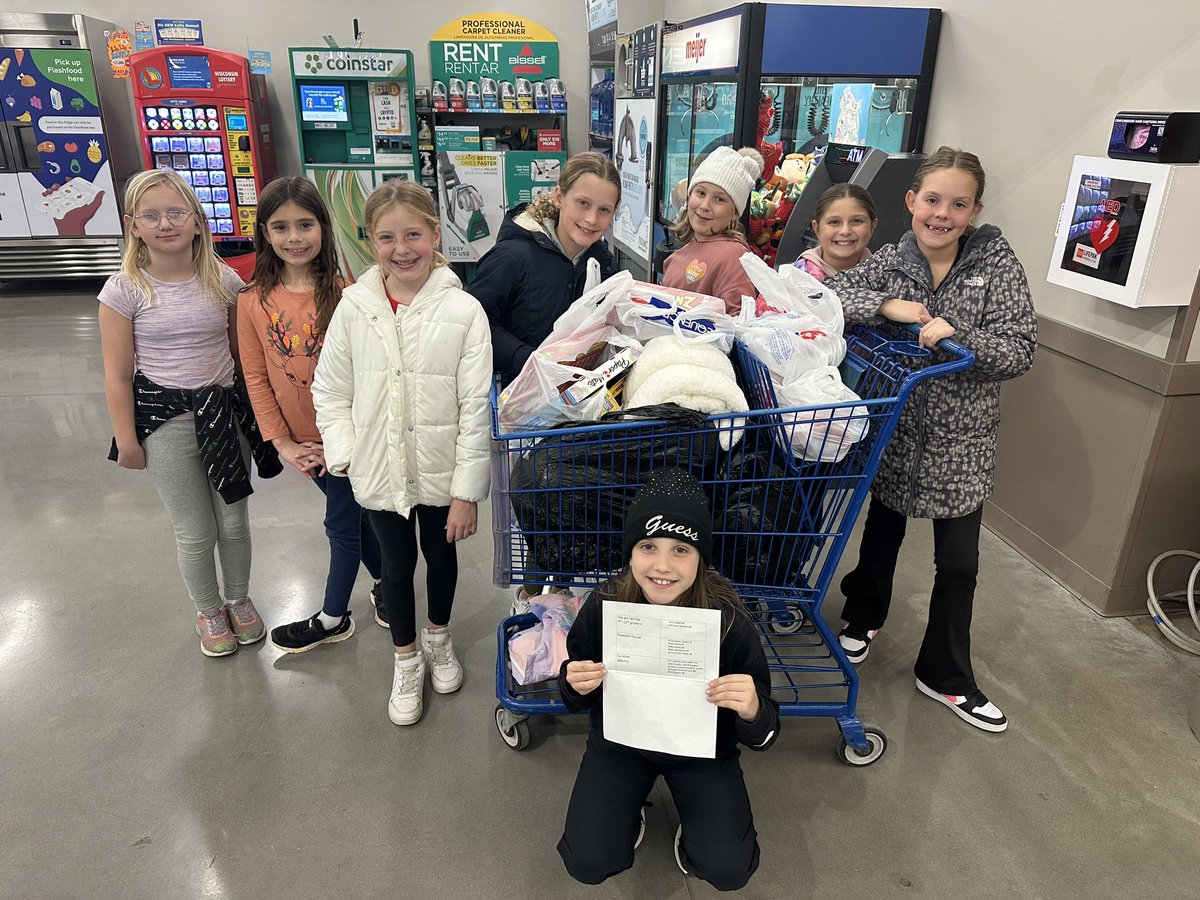 We are very proud of our 4th grade Girl Scout troop 4511 from Forest Glen for shopping and donating multiple items to Freedom House, Curative Connections and The Giving Tree.