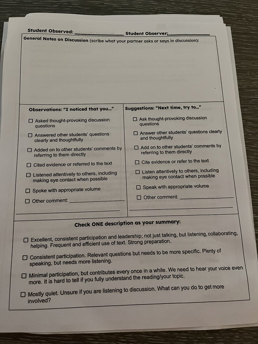 Had our first Socratic Seminar today after closely reading O. Henry’s “Gift of the Magi!” Love seeing the students take ownership of the discussion.